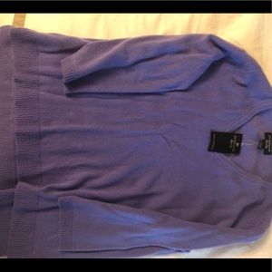 Purple cashmere sweater